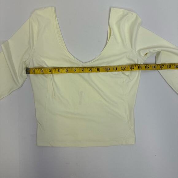 Lululemon V-Neck Long Sleeve Crop Top Size 4 NWT - Picture 6 of 10